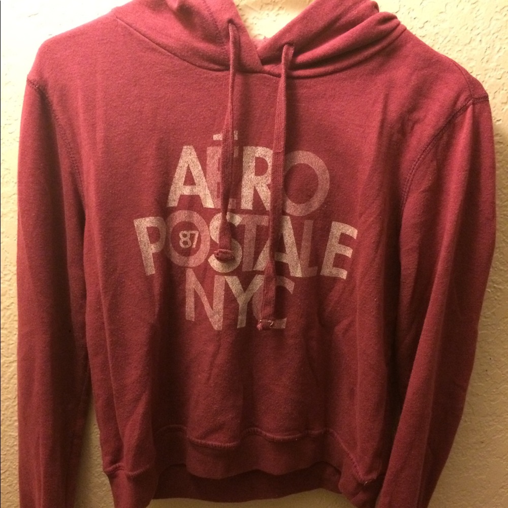 Aeropostale Burgundy Hoodie